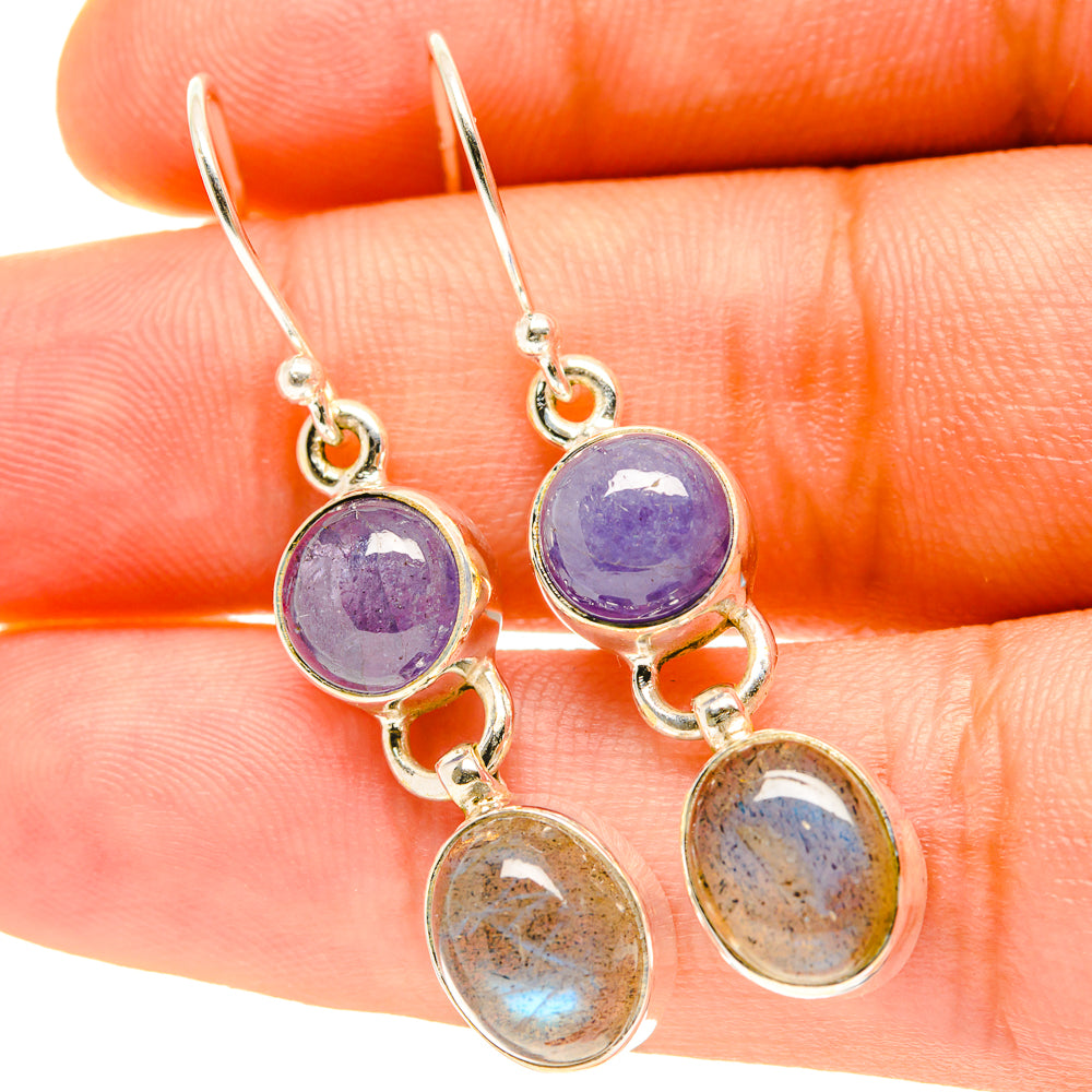 Labradorite Earrings handcrafted by Anasilvercos - EARR417418
