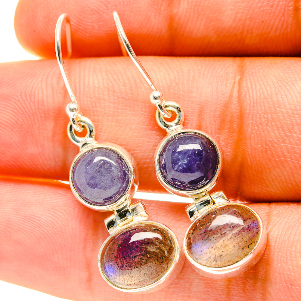 Labradorite Earrings handcrafted by Anasilvercos - EARR417423