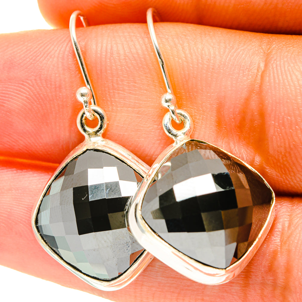 Hematite Earrings handcrafted by Anasilvercos - EARR417444