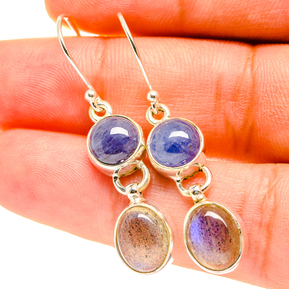 Labradorite Earrings handcrafted by Anasilvercos - EARR417467