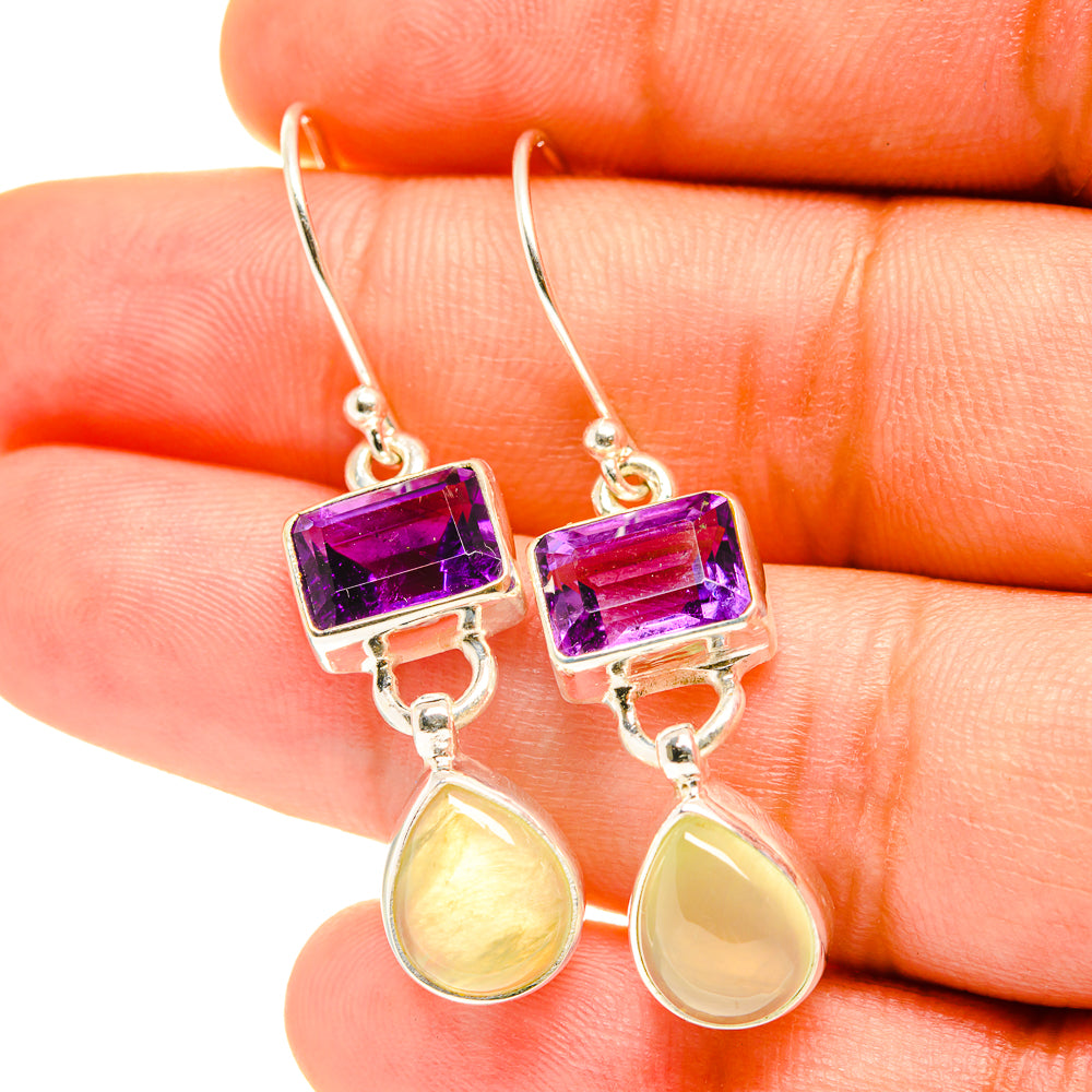 Prehnite Earrings handcrafted by Anasilvercos - EARR417480