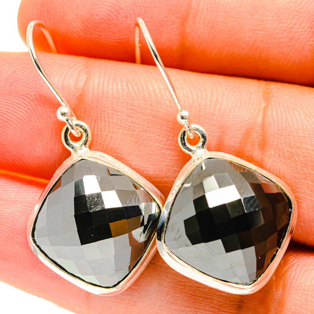 Hematite Earrings handcrafted by Anasilvercos - EARR417552
