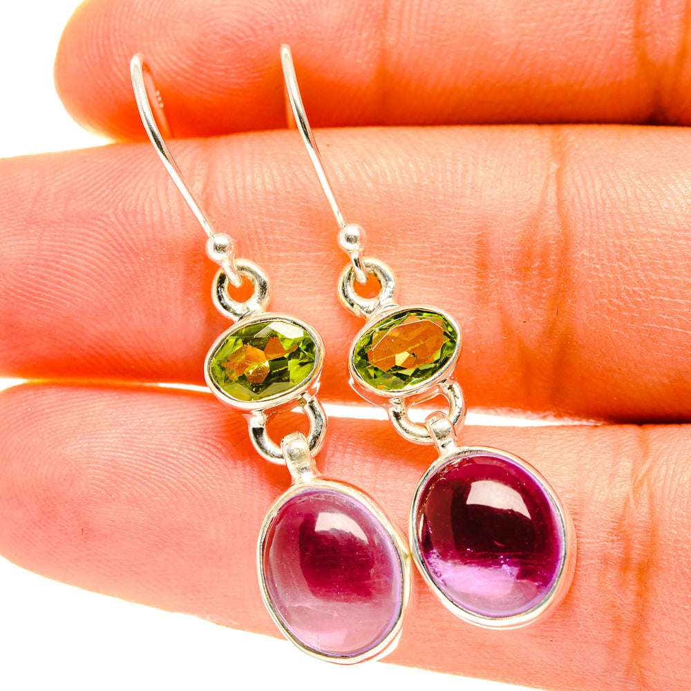 Amethyst Earrings handcrafted by Anasilvercos - EARR417554