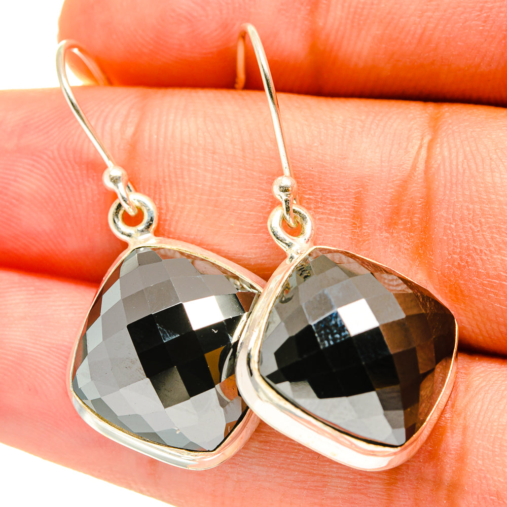 Hematite Earrings handcrafted by Anasilvercos - EARR417603