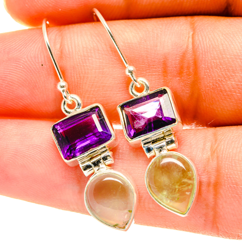 Prehnite Earrings handcrafted by Anasilvercos - EARR417628