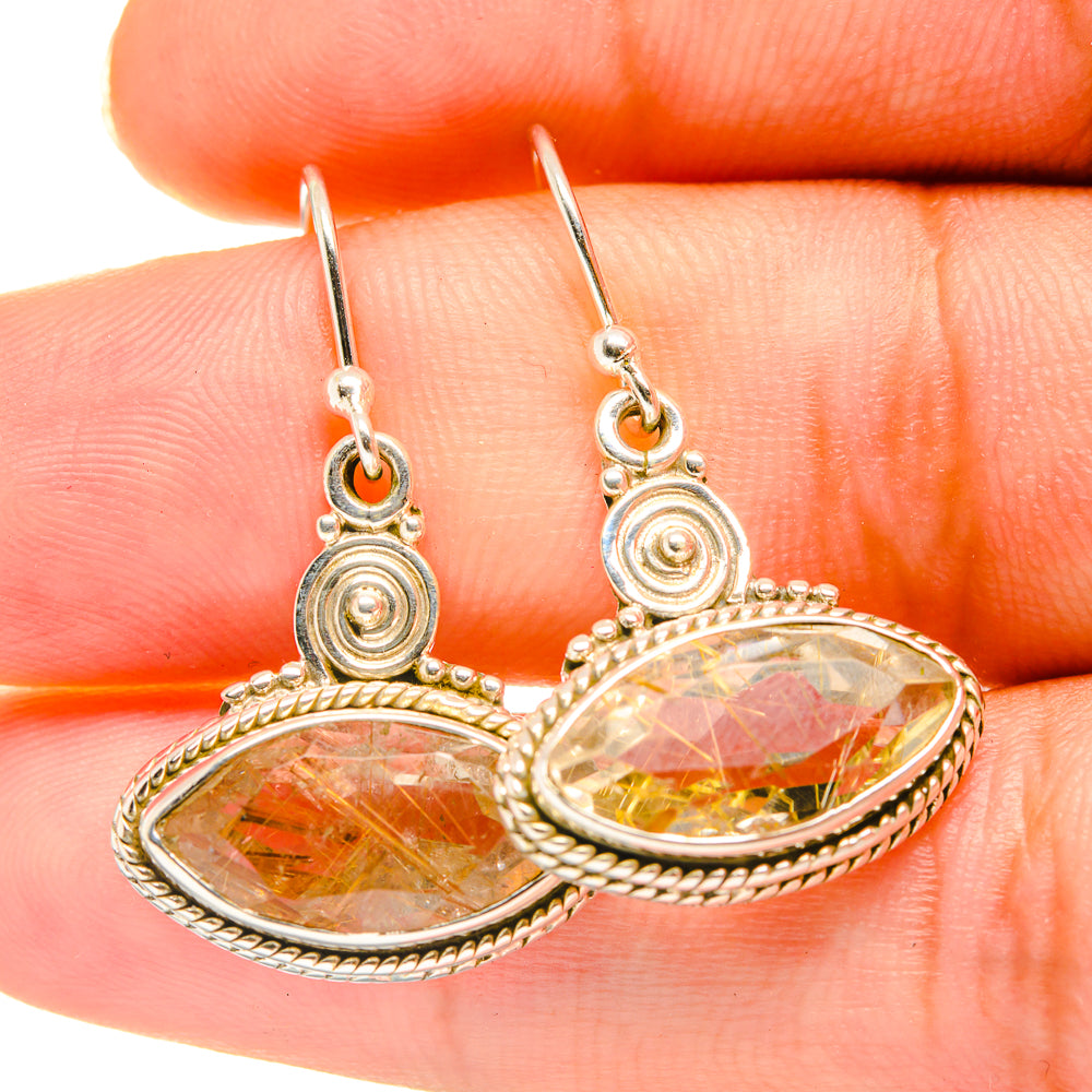 Citrine Earrings handcrafted by Anasilvercos - EARR417686
