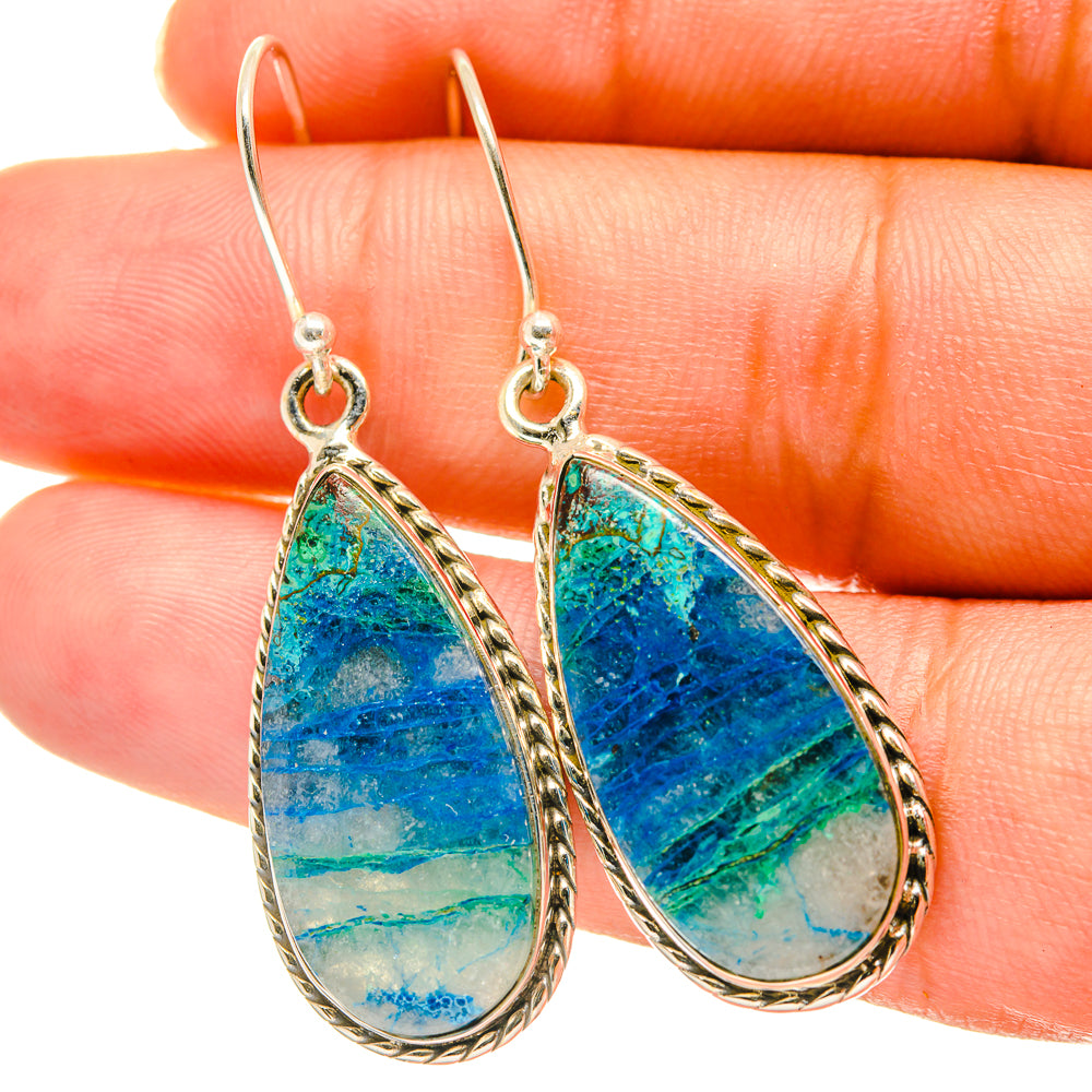 Apatite Earrings handcrafted by Anasilvercos - EARR417771