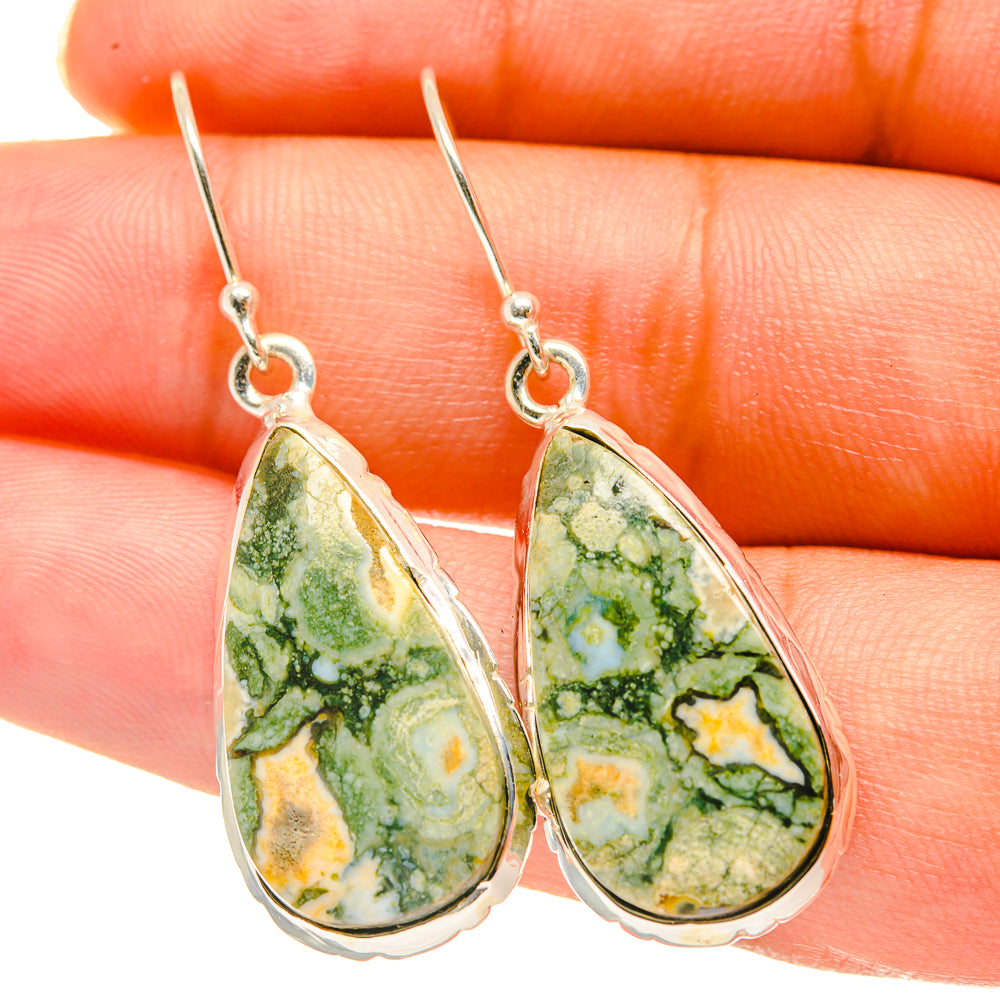 Rainforest Opal Earrings handcrafted by Anasilvercos - EARR417776