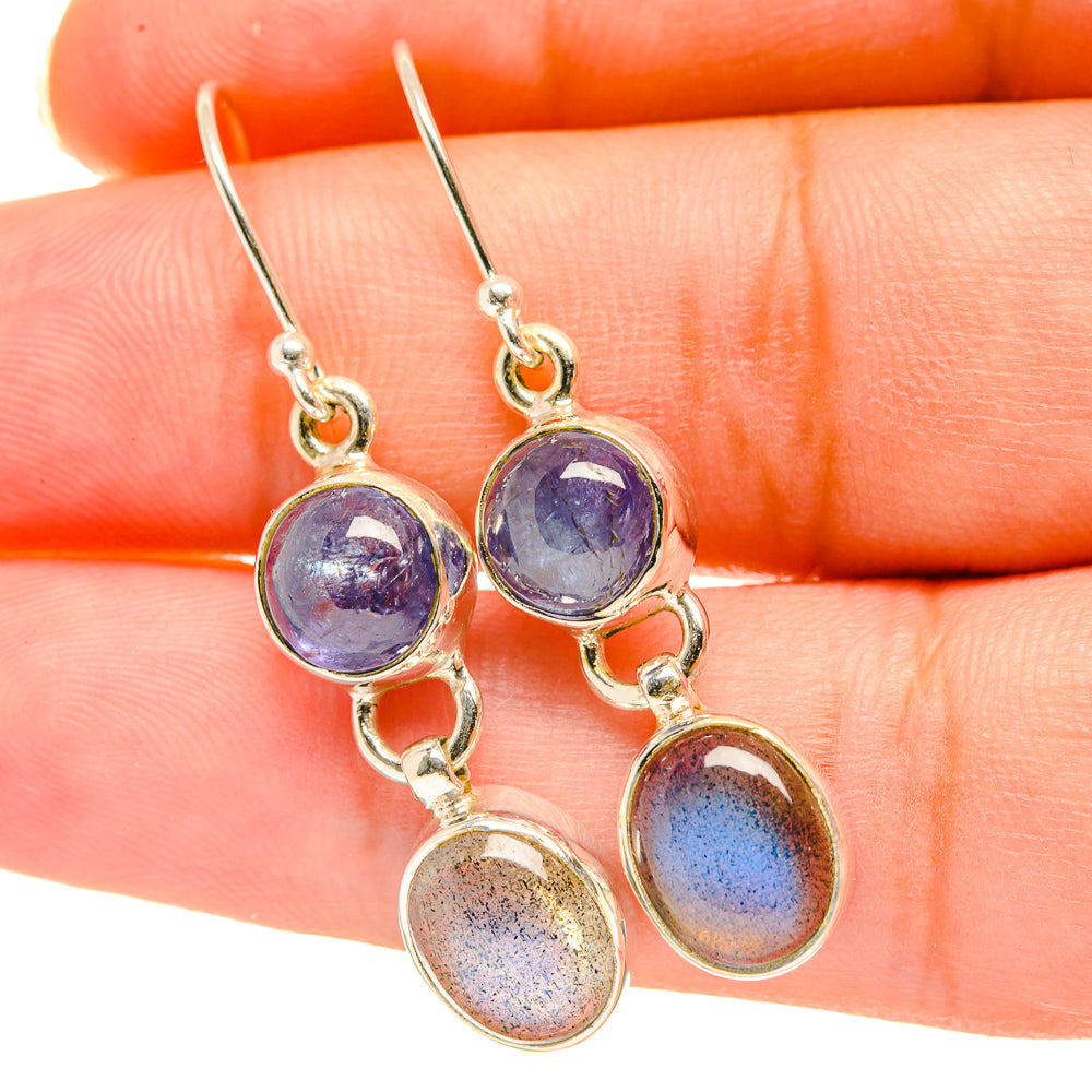 Labradorite Earrings handcrafted by Anasilvercos - EARR417822