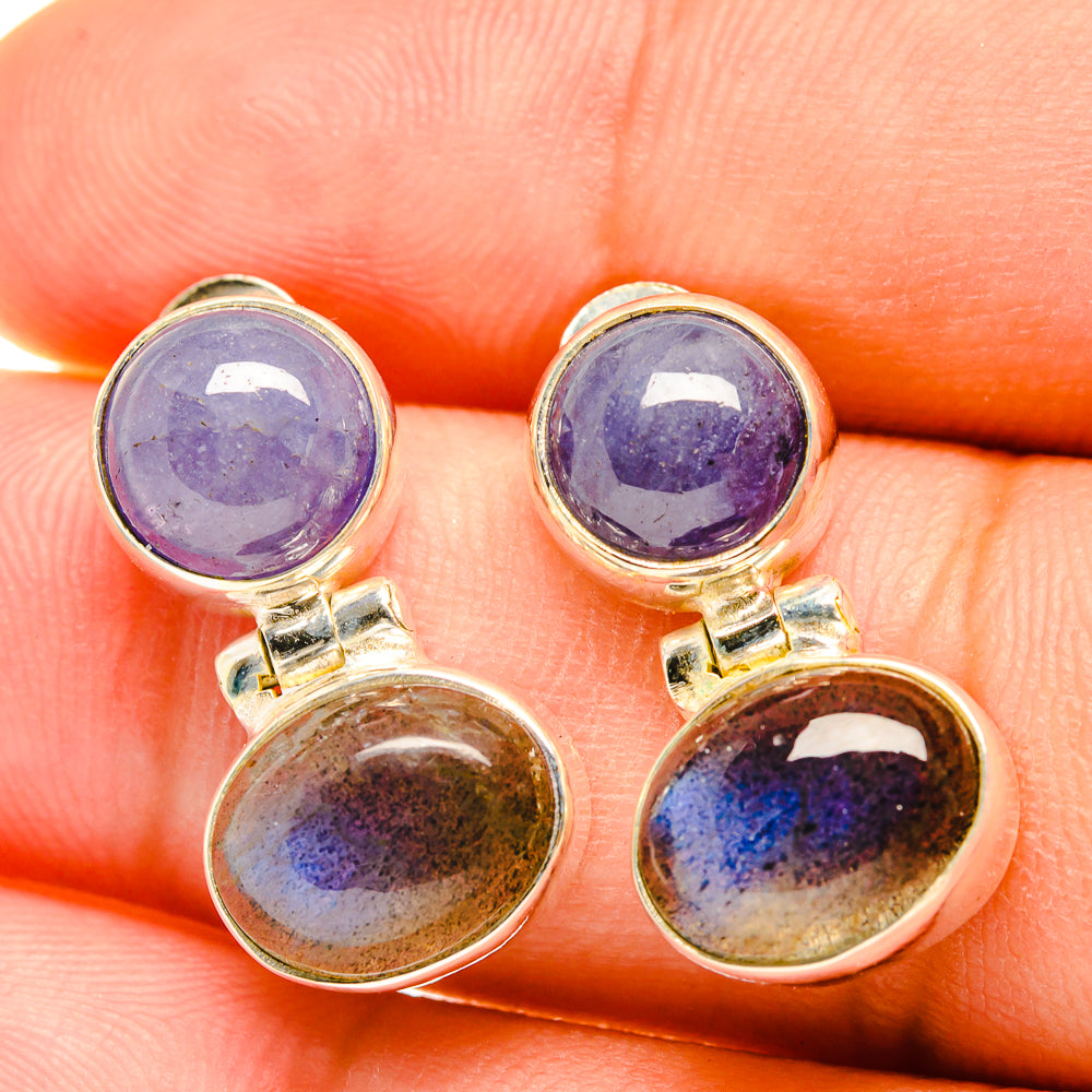 Labradorite Earrings handcrafted by Anasilvercos - EARR417831