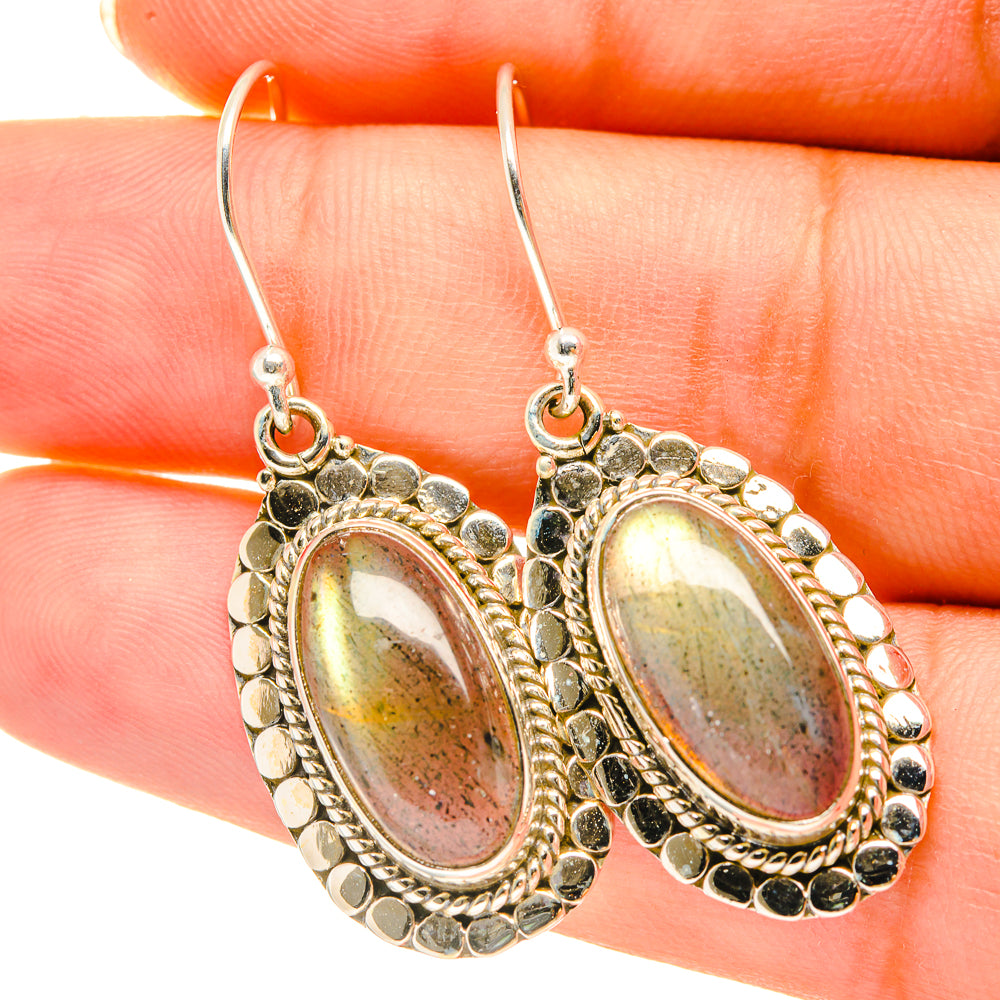 Labradorite Earrings handcrafted by Anasilvercos - EARR417854