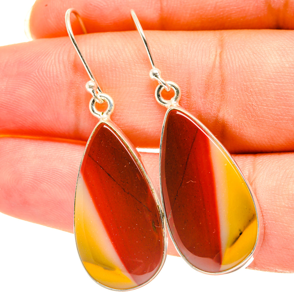 Mookaite Earrings handcrafted by Anasilvercos - EARR417932