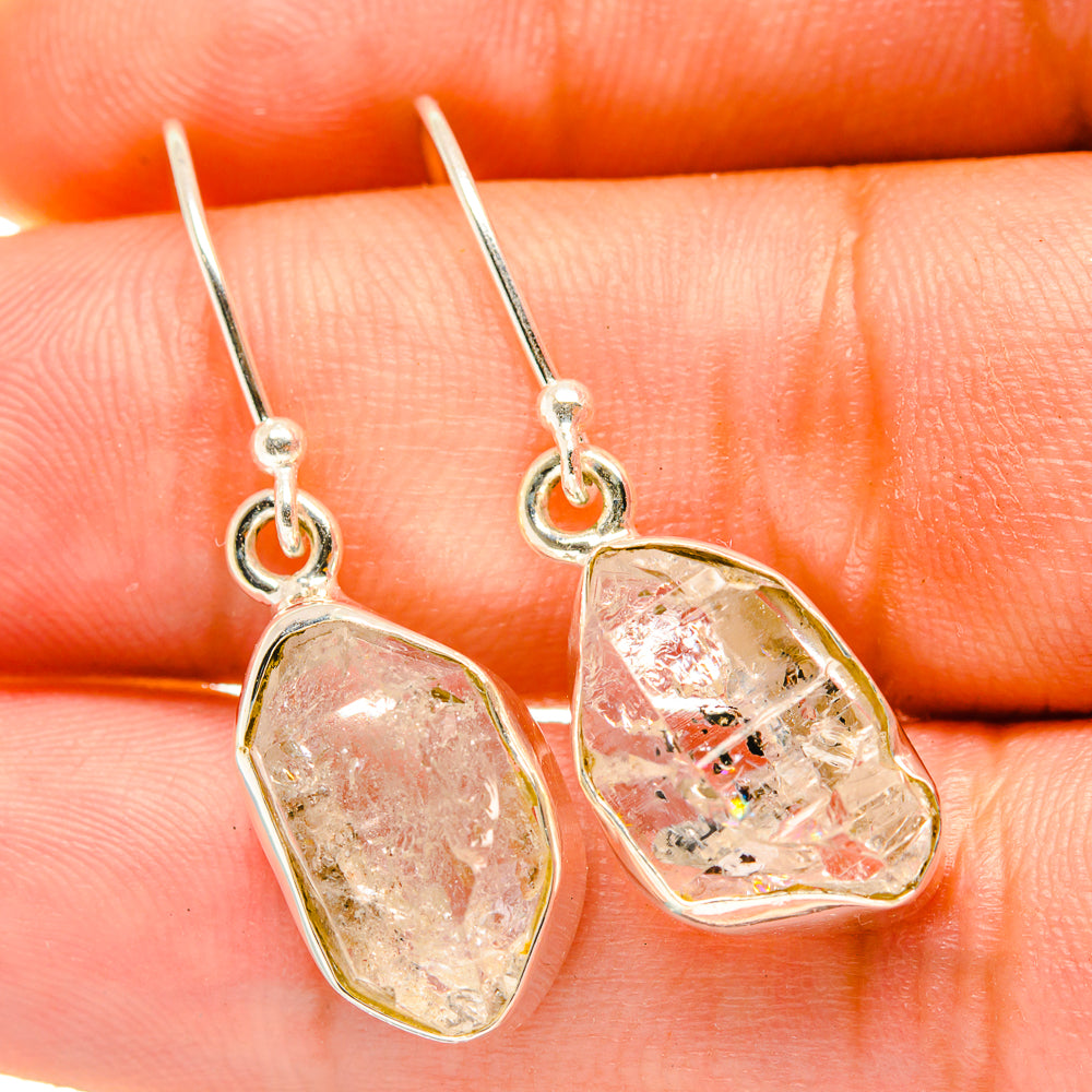 Herkimer Diamond Earrings handcrafted by Anasilvercos - EARR417950