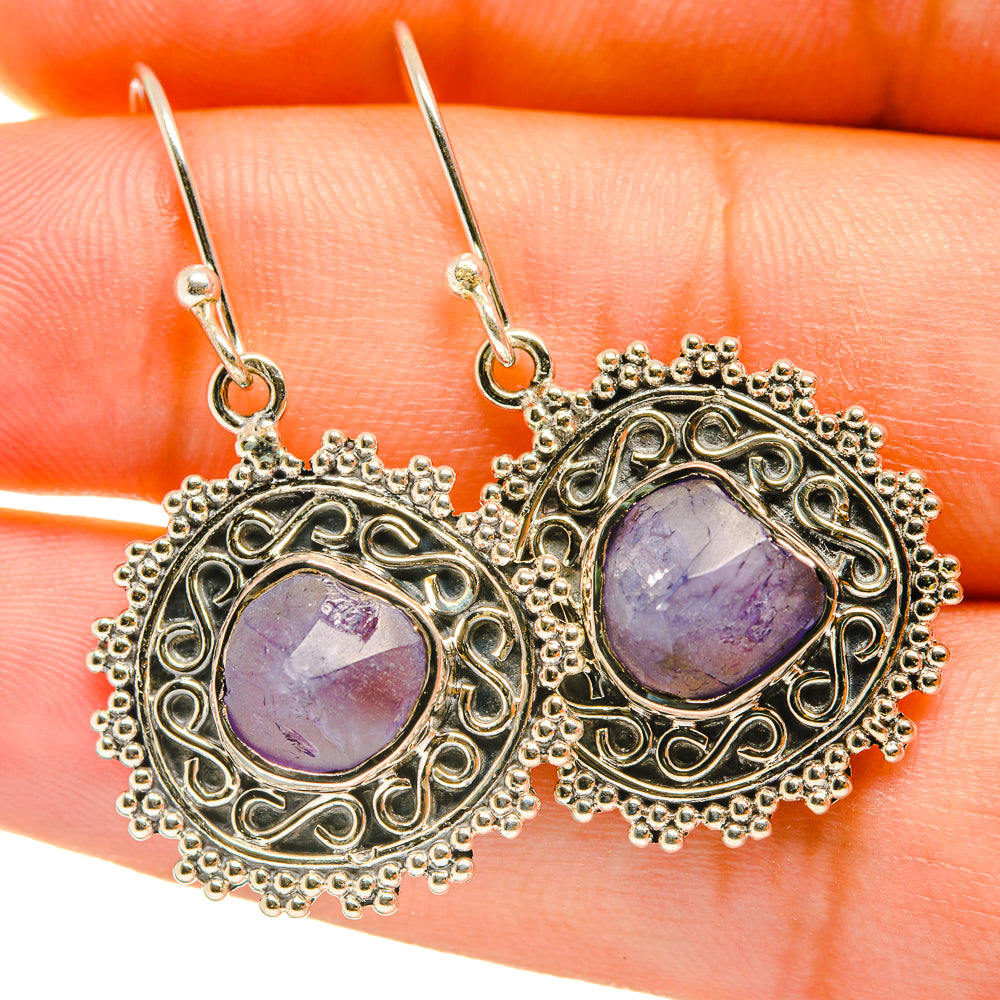 Tanzanite Earrings handcrafted by Anasilvercos - EARR417995