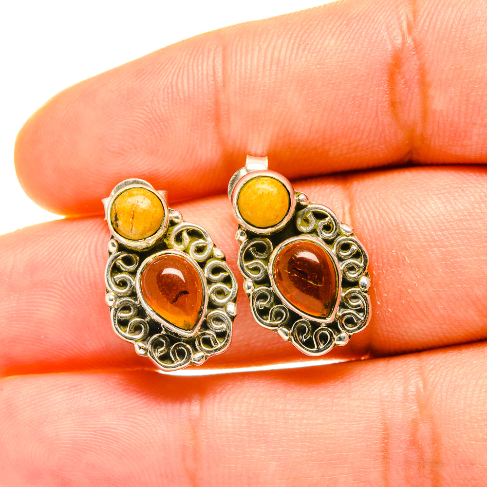 Citrine Earrings handcrafted by Anasilvercos - EARR418105