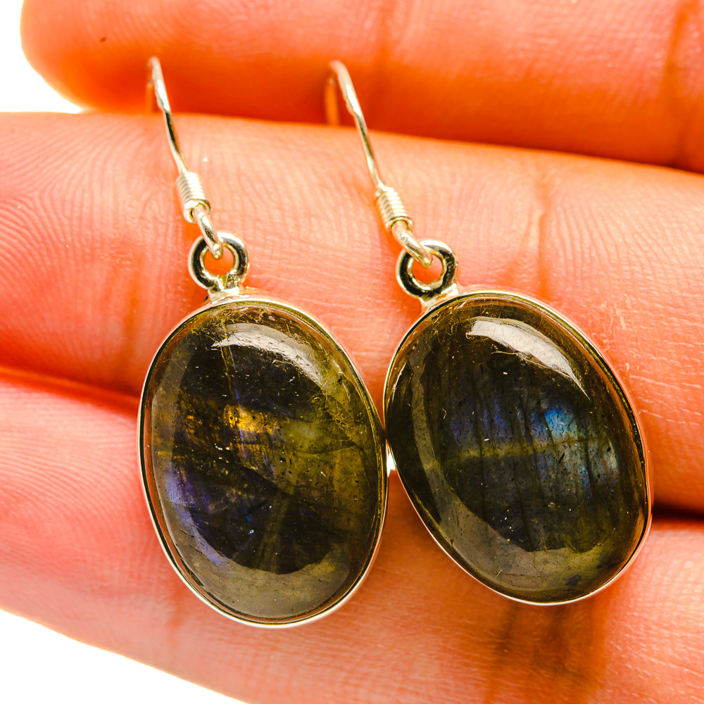 Labradorite Earrings handcrafted by Anasilvercos - EARR418133