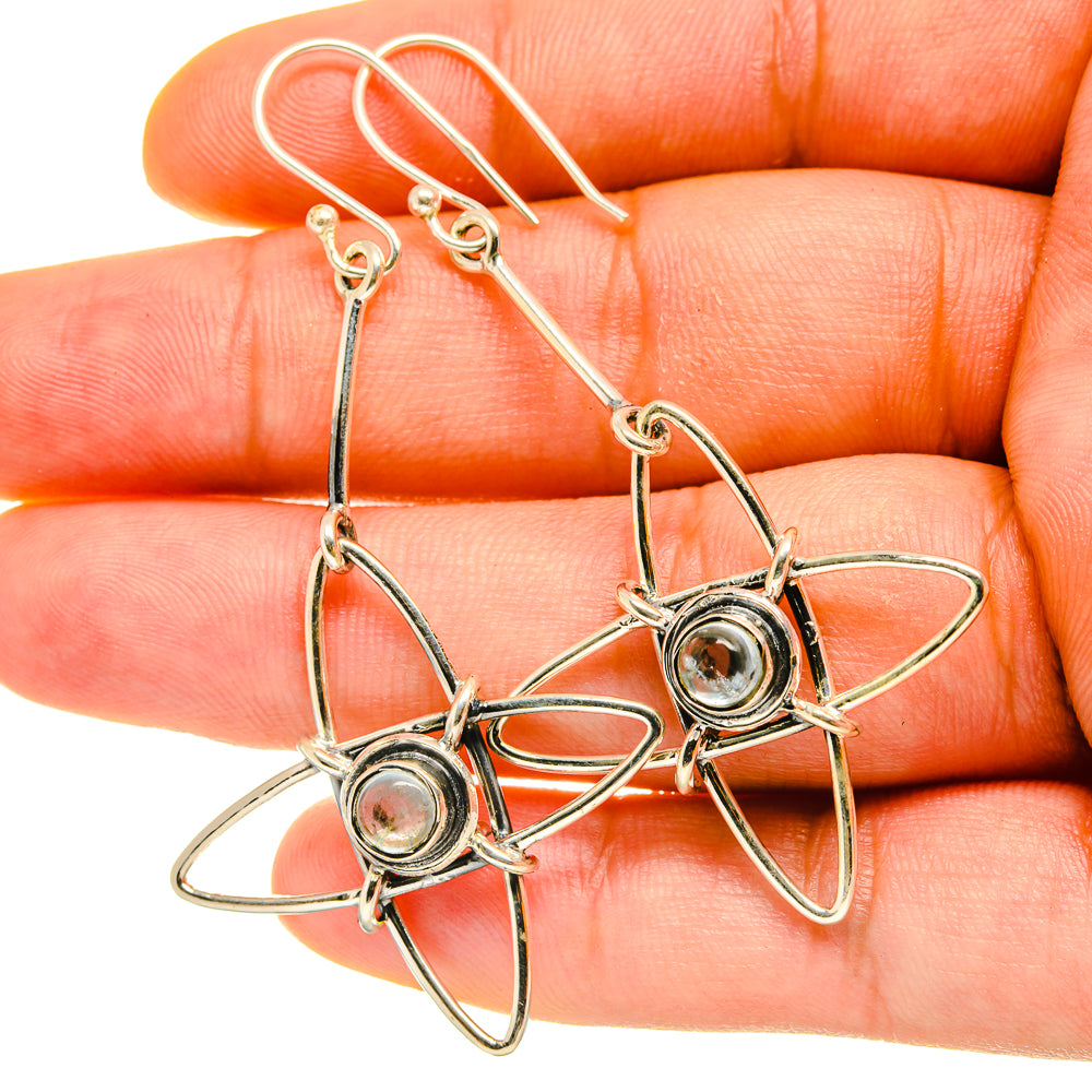 Blue Topaz Earrings handcrafted by Anasilvercos - EARR418134