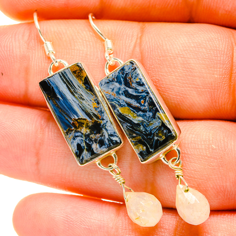 Pietersite Earrings handcrafted by Anasilvercos - EARR418178