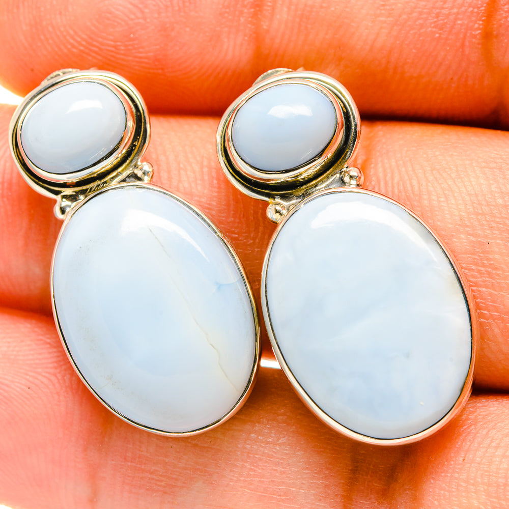 Owyhee Opal Earrings handcrafted by Anasilvercos - EARR418180