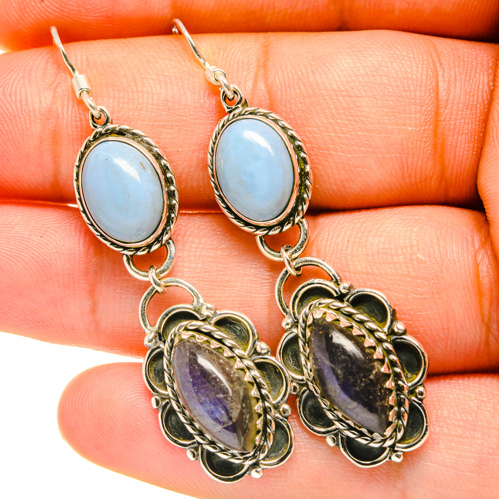 Labradorite Earrings handcrafted by Anasilvercos - EARR418185