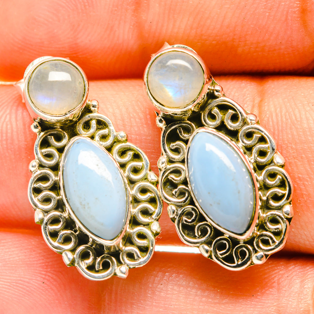 Owyhee Opal Earrings handcrafted by Anasilvercos - EARR418197