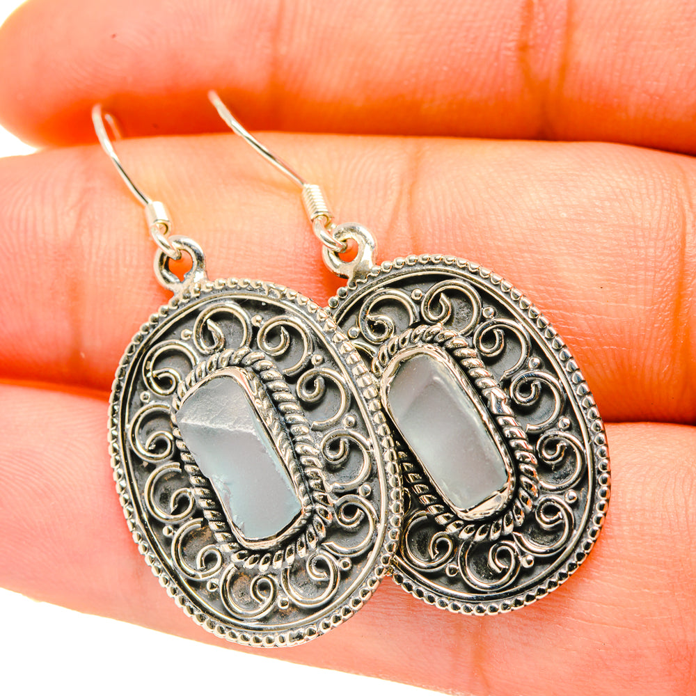 Aquamarine Earrings handcrafted by Anasilvercos - EARR418241