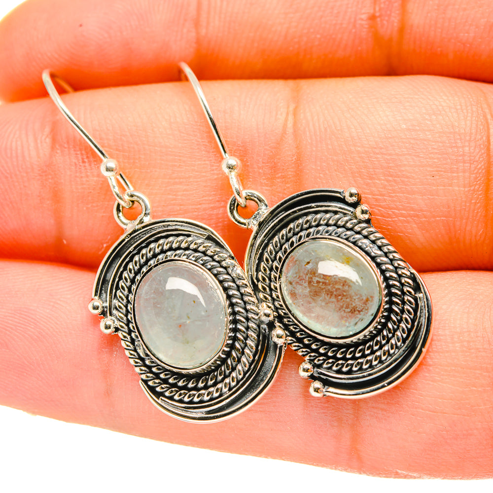 Aquamarine Earrings handcrafted by Anasilvercos - EARR418243
