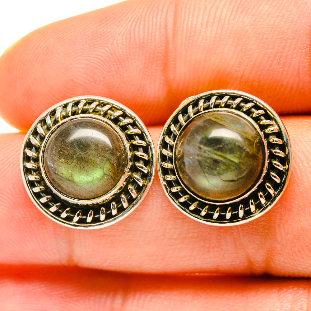 Labradorite Earrings handcrafted by Anasilvercos - EARR418283