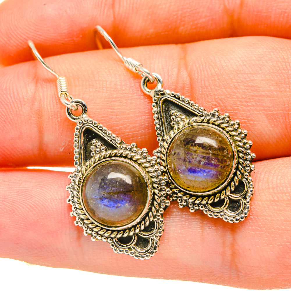 Labradorite Earrings handcrafted by Anasilvercos - EARR418287
