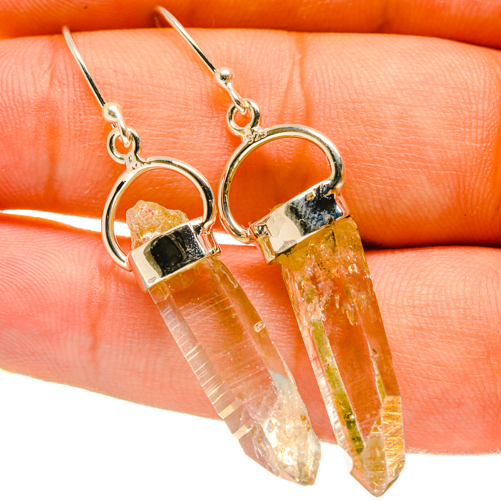 Citrine Earrings handcrafted by Anasilvercos - EARR418337