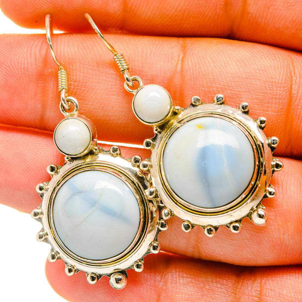 Owyhee Opal Earrings handcrafted by Anasilvercos - EARR418343