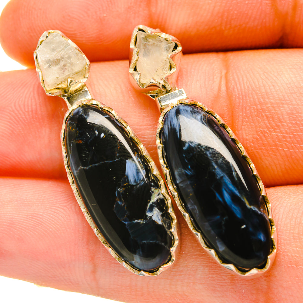 Pietersite Earrings handcrafted by Anasilvercos - EARR418351
