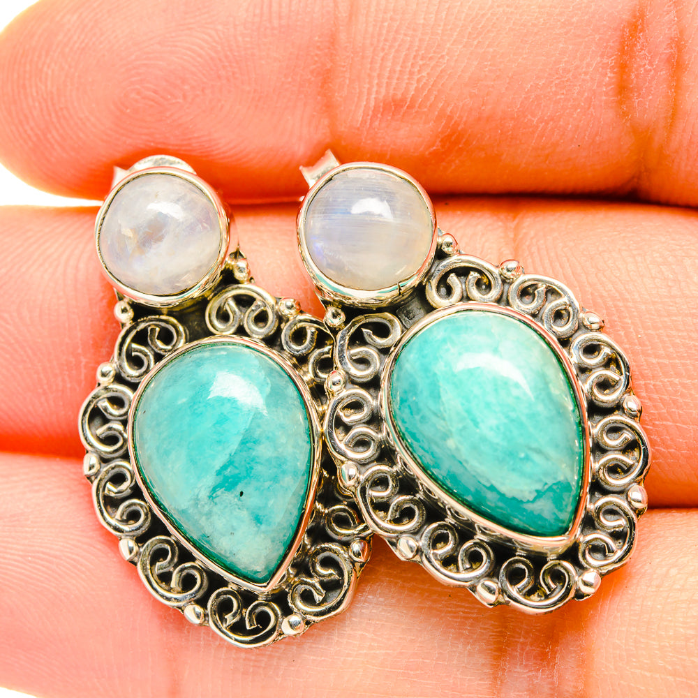 Peruvian Opal Earrings handcrafted by Anasilvercos - EARR418382