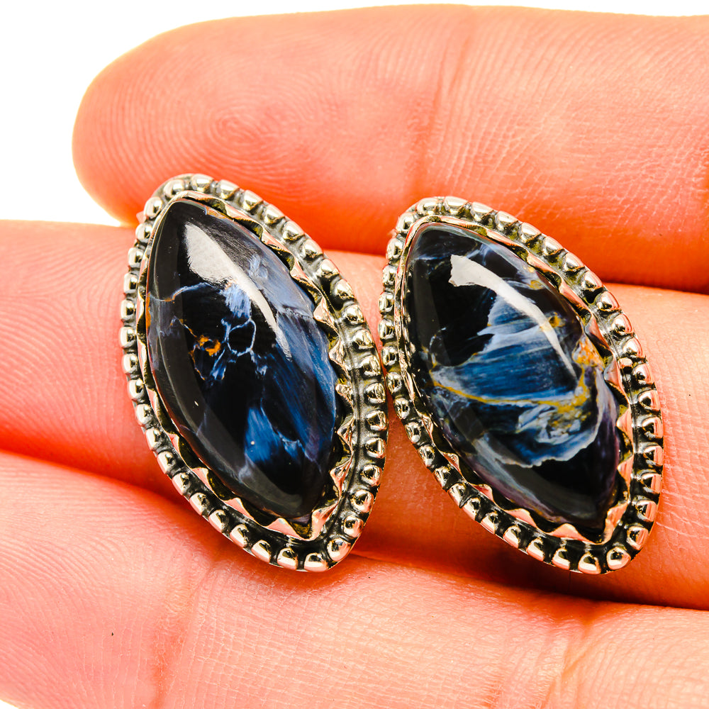 Pietersite Earrings handcrafted by Anasilvercos - EARR418407