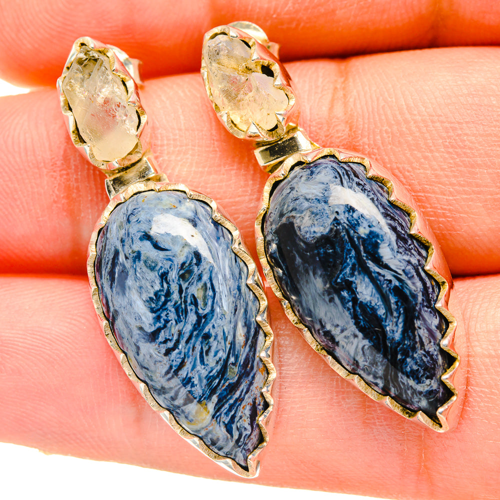 Pietersite Earrings handcrafted by Anasilvercos - EARR418415
