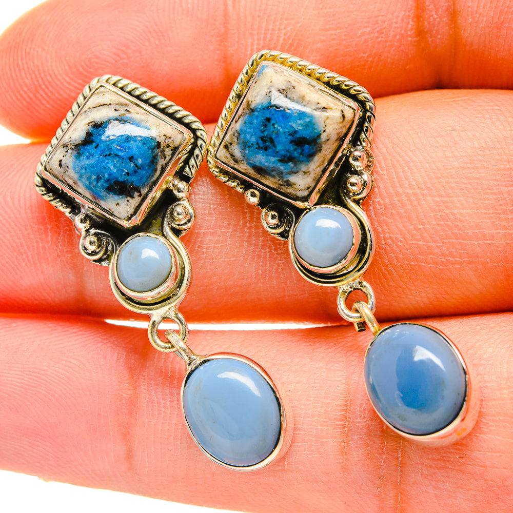 Owyhee Opal Earrings handcrafted by Anasilvercos - EARR418424