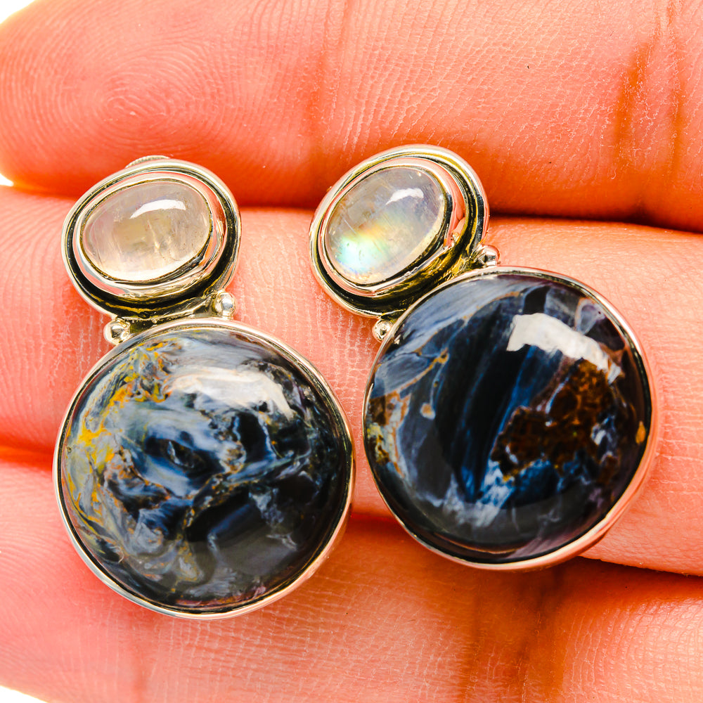 Pietersite Earrings handcrafted by Anasilvercos - EARR418435