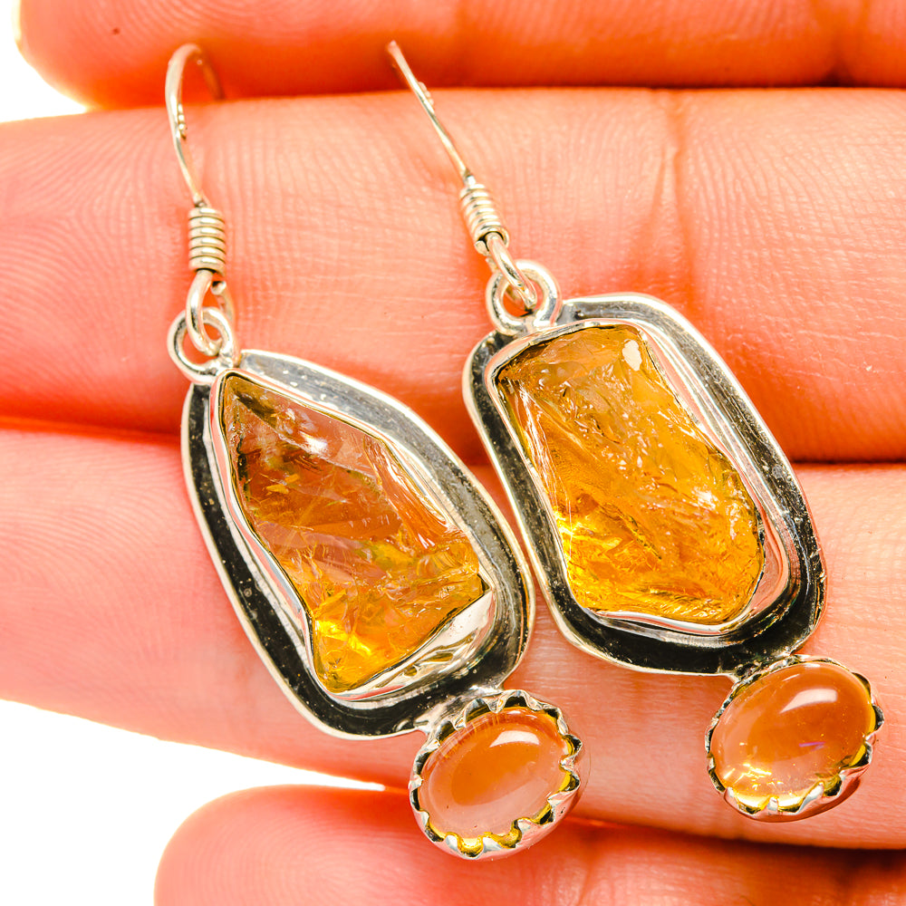 Citrine Earrings handcrafted by Anasilvercos - EARR418459