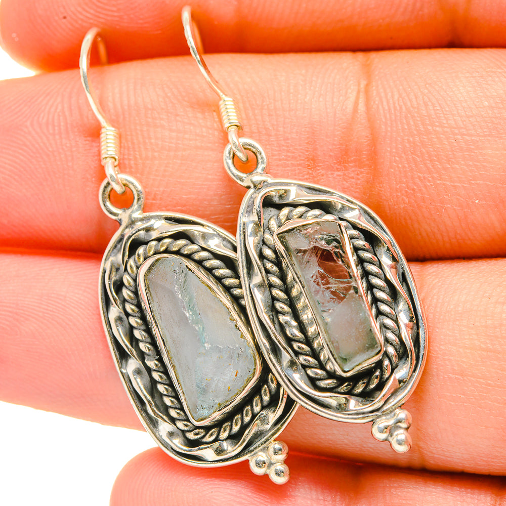 Aquamarine Earrings handcrafted by Anasilvercos - EARR418470
