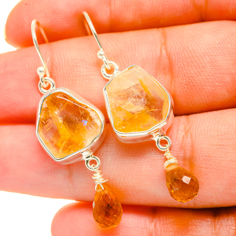 Citrine Earrings handcrafted by Anasilvercos - EARR418477