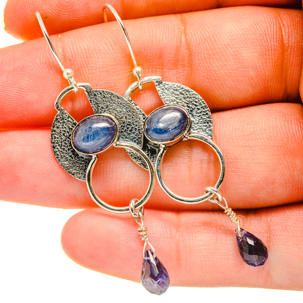 Kyanite Earrings handcrafted by Anasilvercos - EARR418485