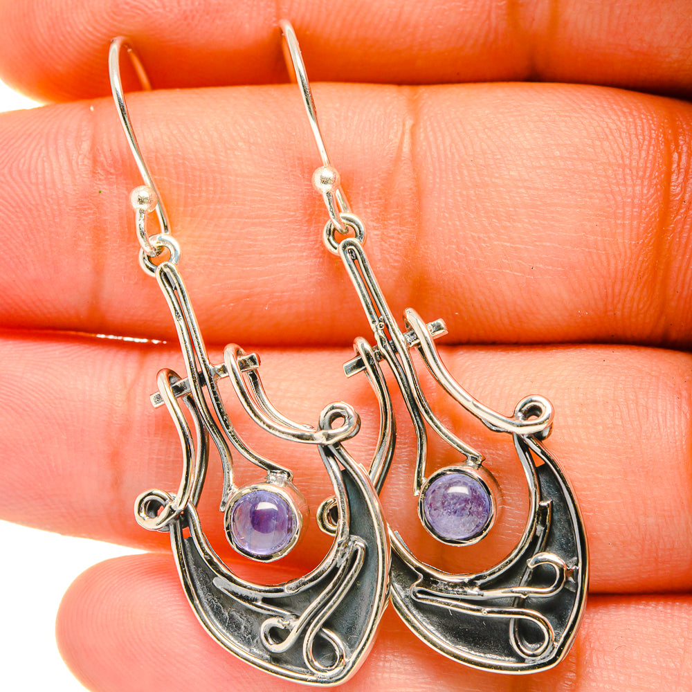 Tanzanite Earrings handcrafted by Anasilvercos - EARR418487