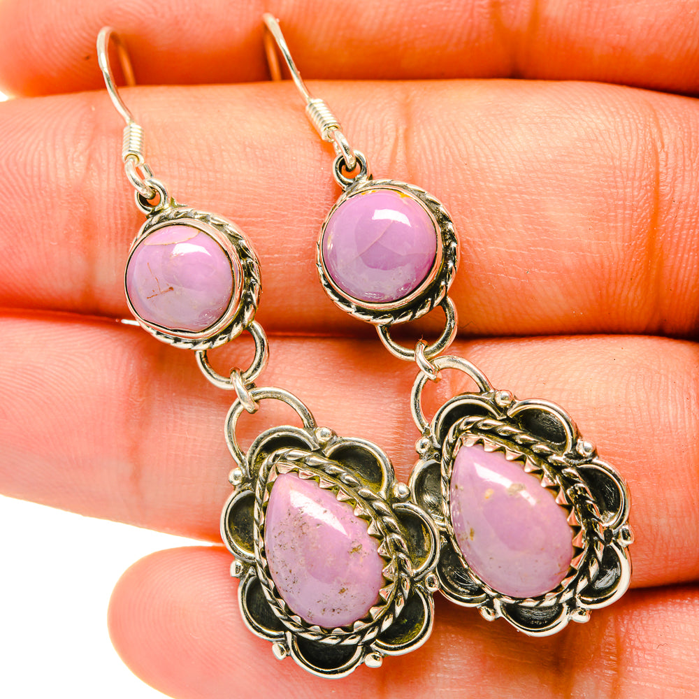 Phosphosiderite Earrings handcrafted by Anasilvercos - EARR418492