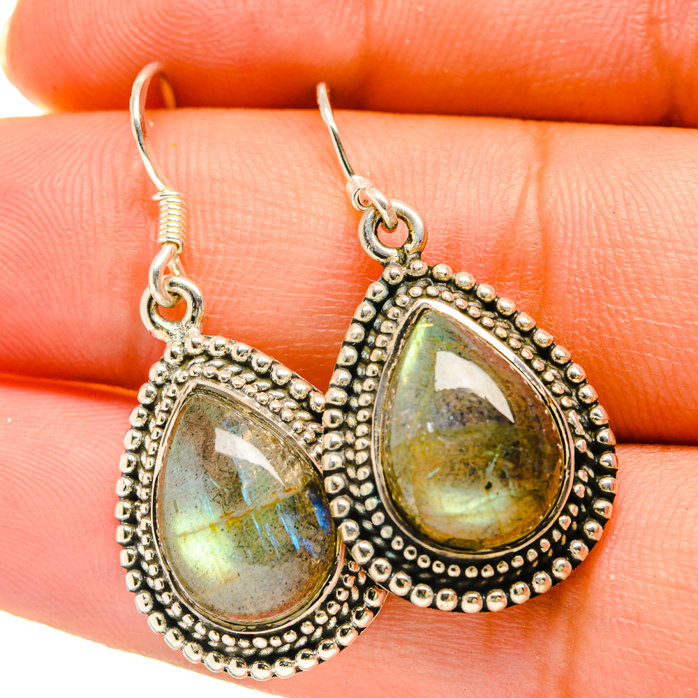 Labradorite Earrings handcrafted by Anasilvercos - EARR418502