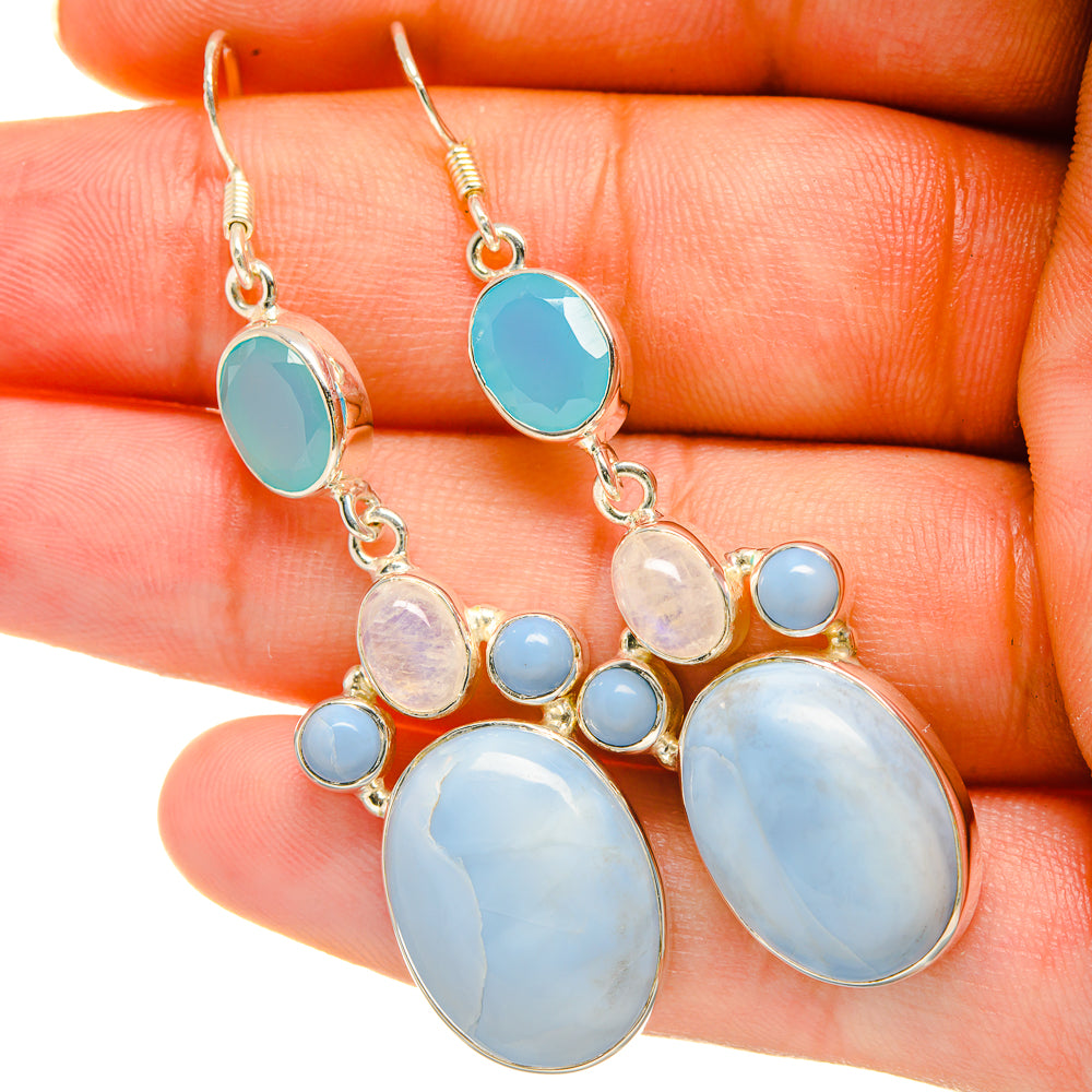 Owyhee Opal Earrings handcrafted by Anasilvercos - EARR418507