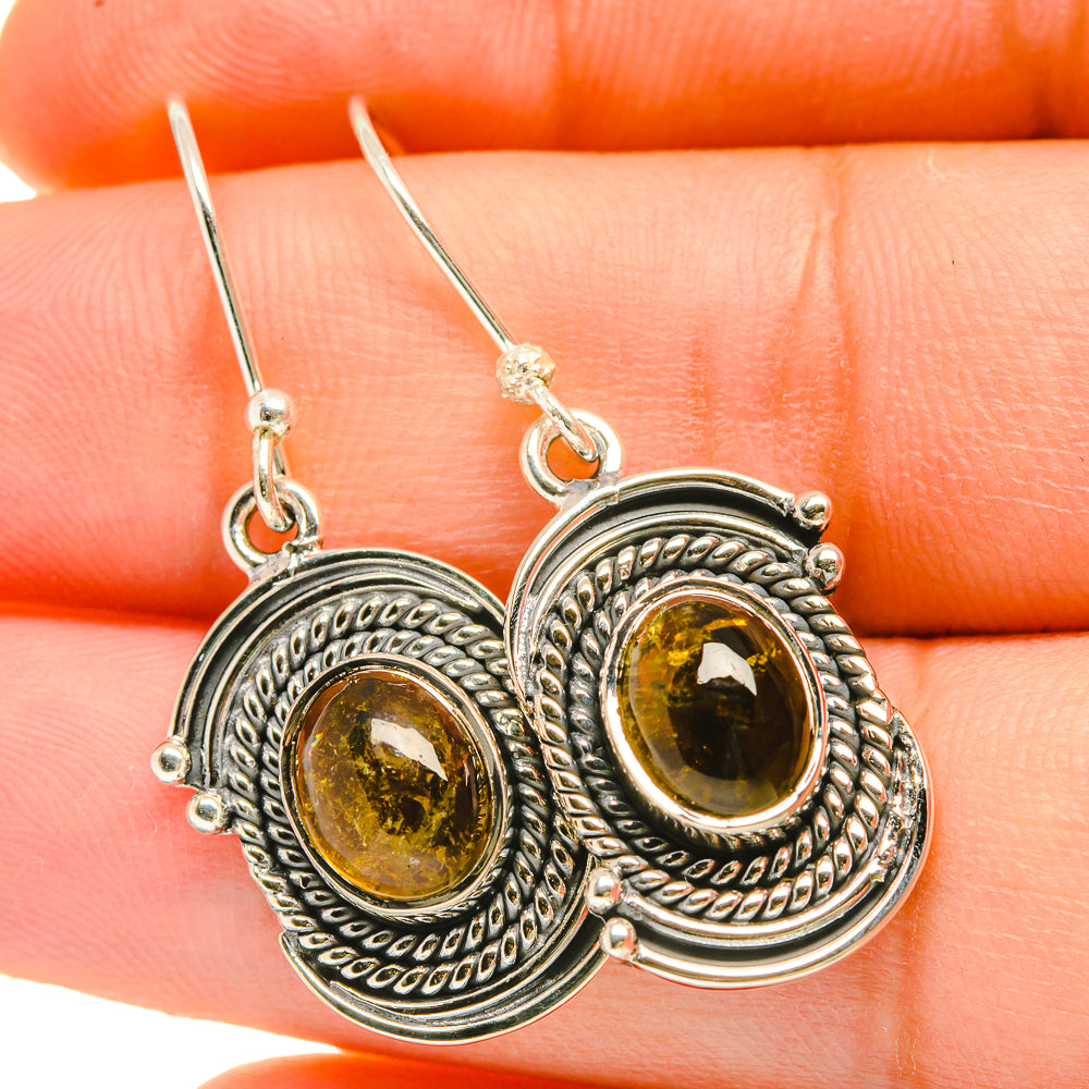 Citrine Earrings handcrafted by Anasilvercos - EARR418513