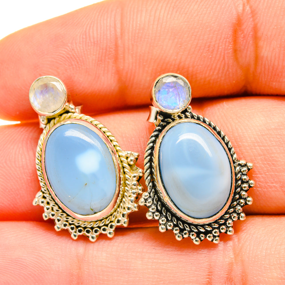 Owyhee Opal Earrings handcrafted by Anasilvercos - EARR418553