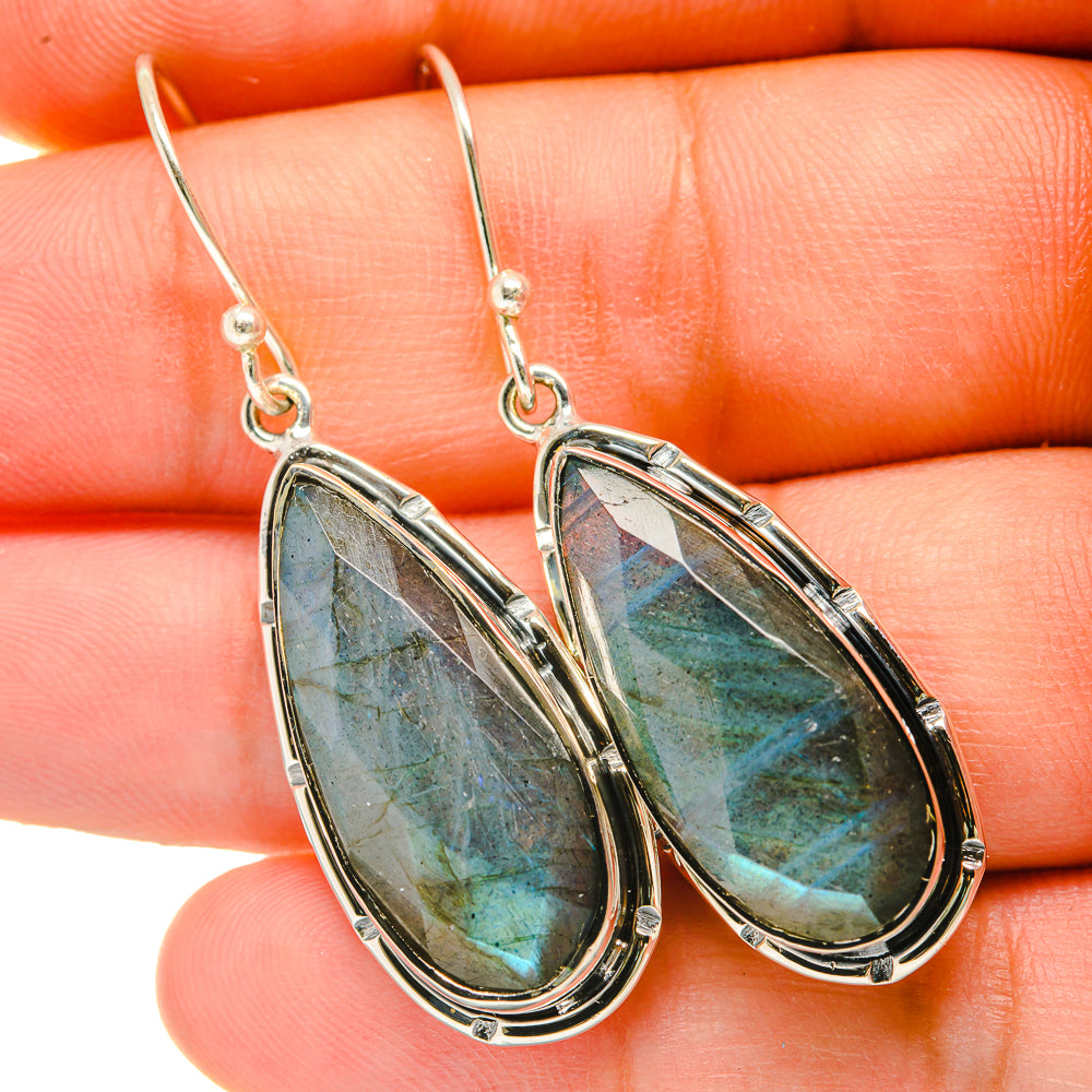 Labradorite Earrings handcrafted by Anasilvercos - EARR418564