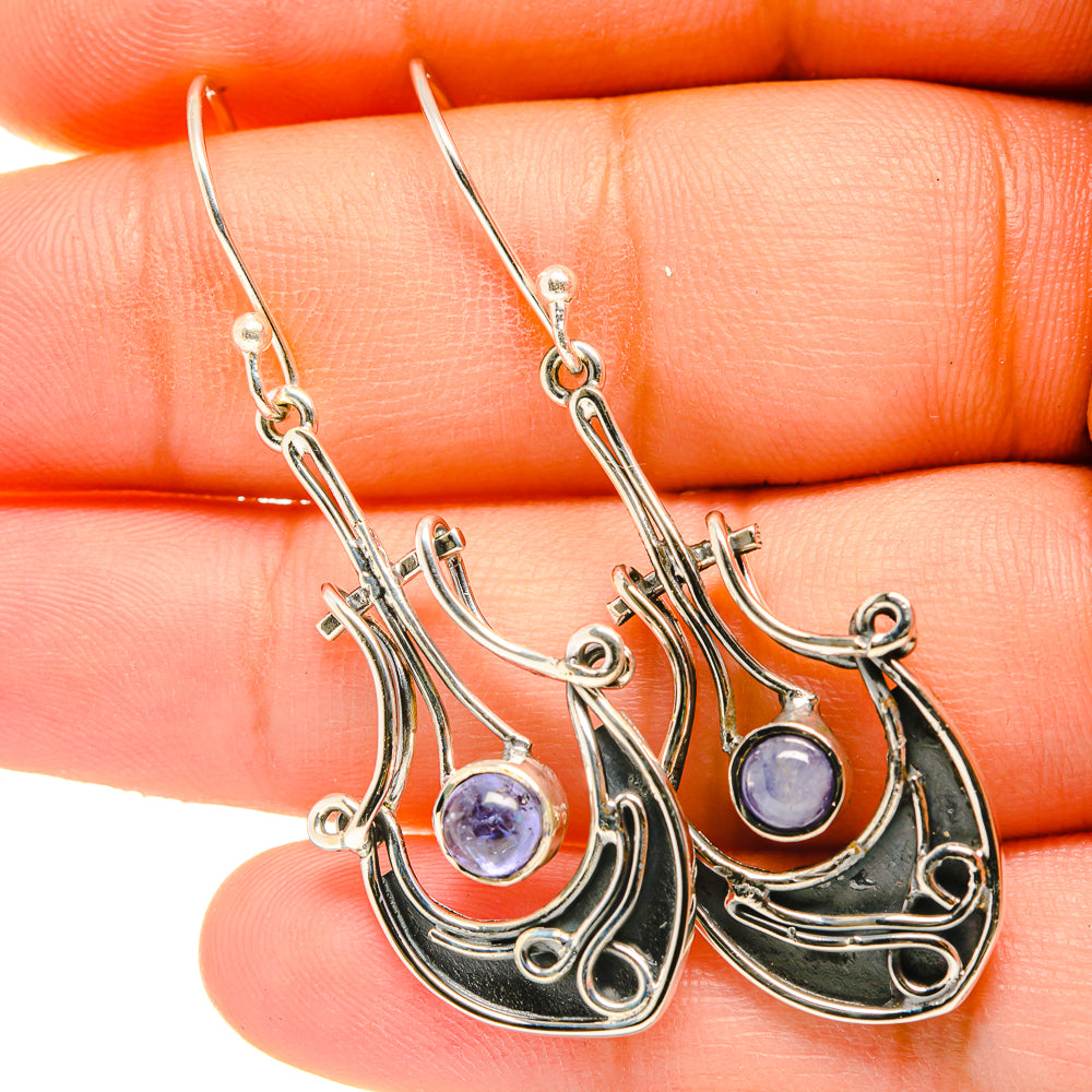 Tanzanite Earrings handcrafted by Anasilvercos - EARR418599