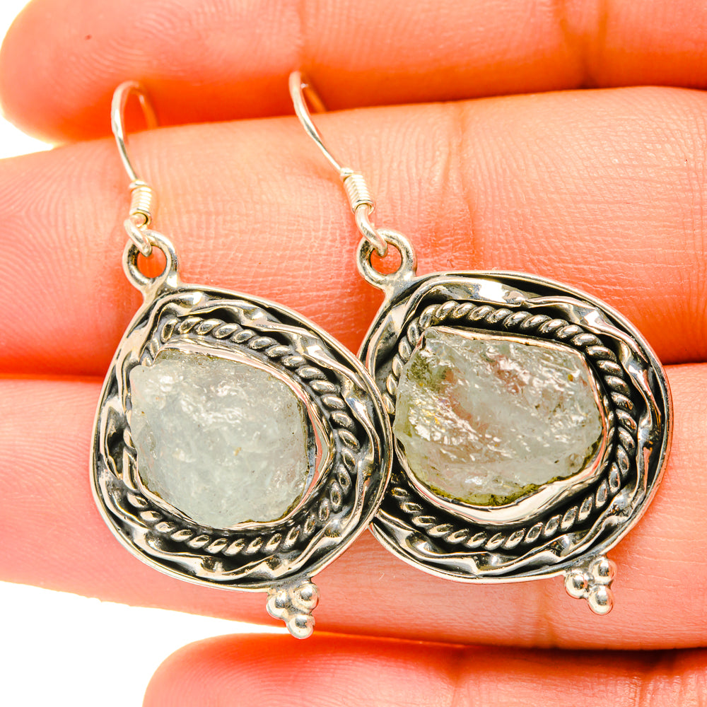 Aquamarine Earrings handcrafted by Anasilvercos - EARR418608
